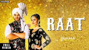 Raat Lyrics - Gagan Chahal