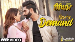 Demand Lyrics Singham | Parmish Verma