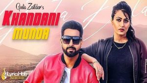 Khandani Munda Lyrics Geeta Zaildar