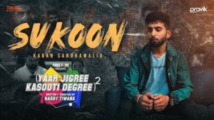 Sukoon Lyrics YJKD | Karan Sandhawalia