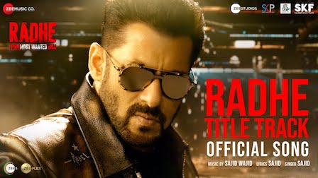 Radhe Lyrics Sajid Wajid | Title Track