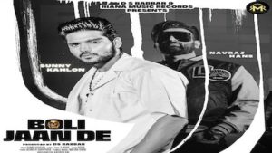 Boli Jaan De Lyrics Sunny Kahlon x G Noor