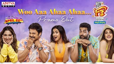 Woo Aa Aha Aha Lyrics F3​ | Varun Tej